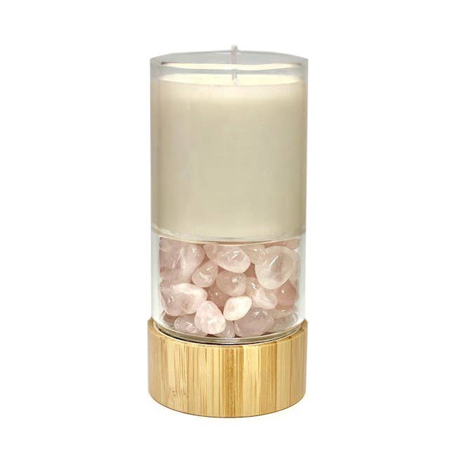 Crystal Power Candle: Lapis Lazuli