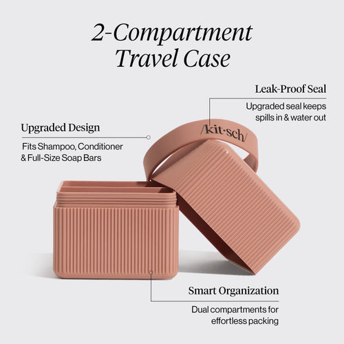 2-Compartment Travel Case