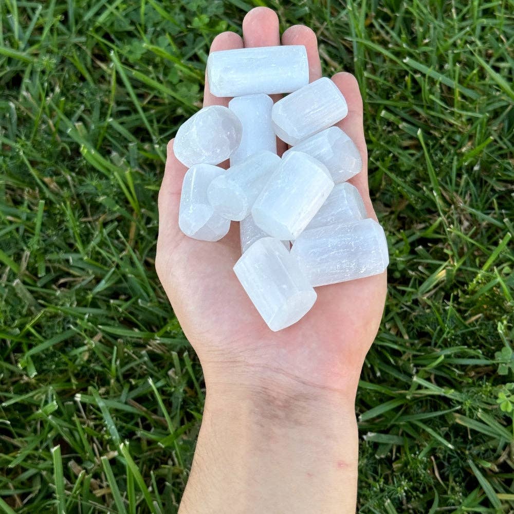 Tumbled Crystal - Selenite, 2lbs