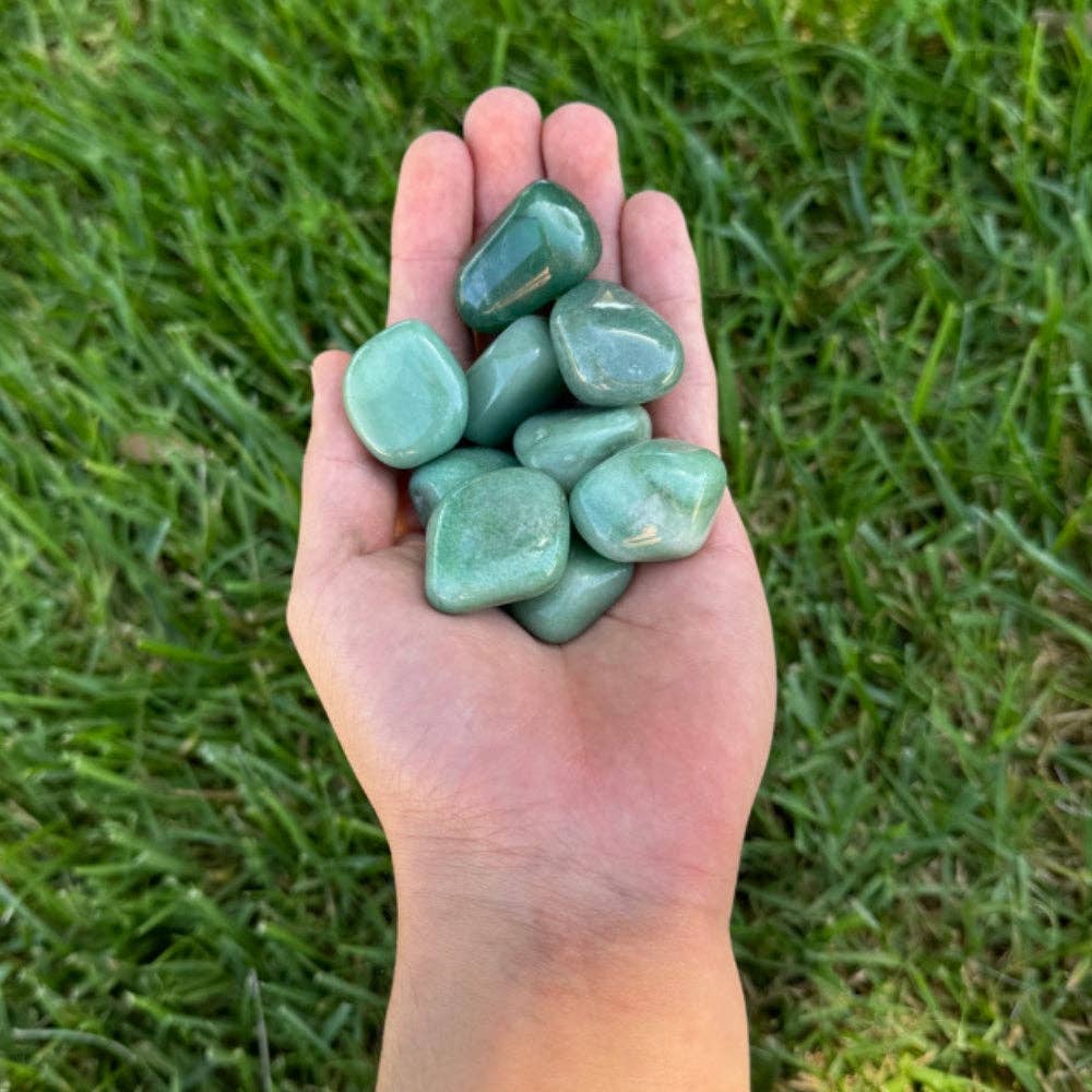 Tumbled Crystal - Green Aventurine, 2lbs