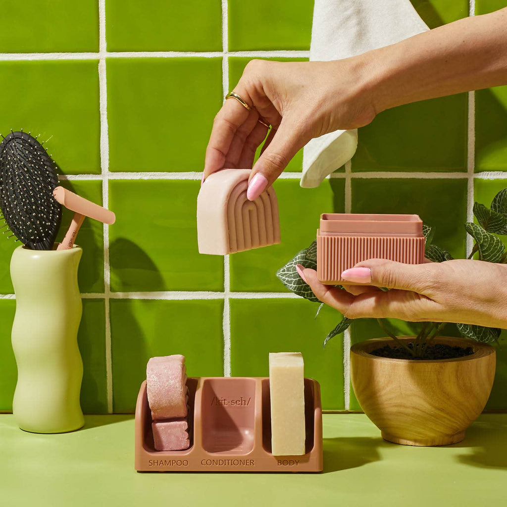 Self-Draining Soap Dish