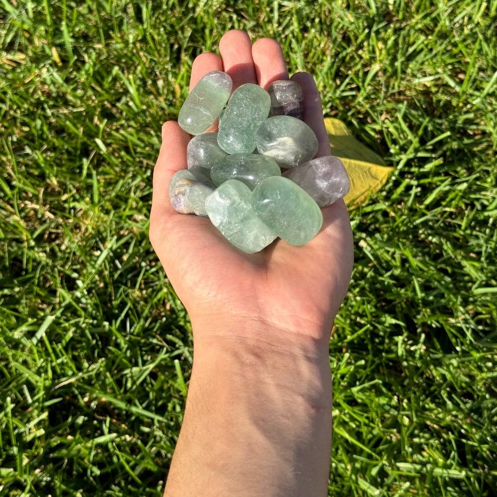 Tumbled Crystal - Fluorite, 2lbs