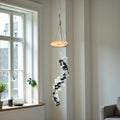 Windchime - Sea Glass, Spiral Black & White