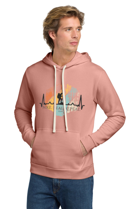 Hike. Heal. Repeat. Unisex Pullover Hoodie