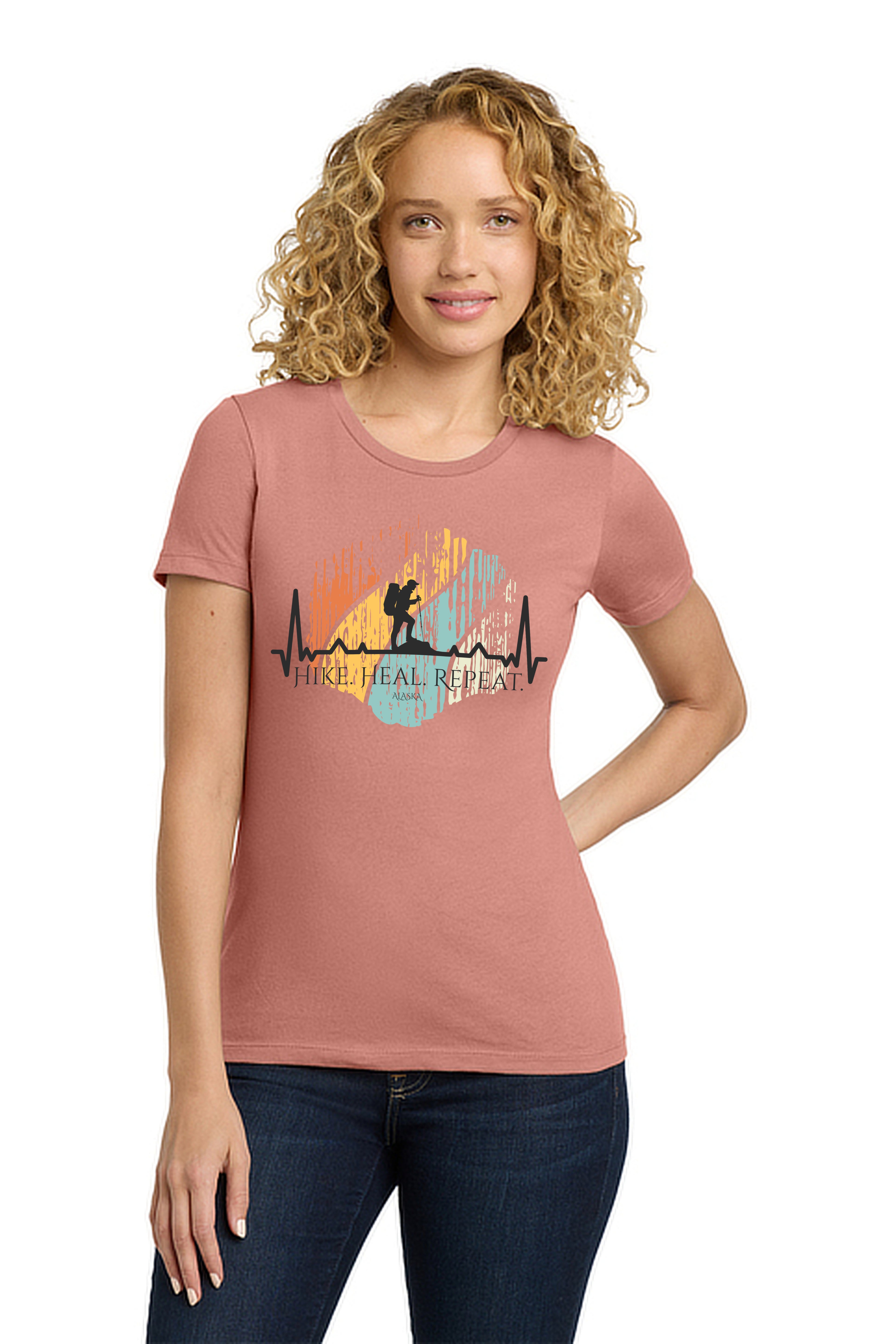 Hike. Heal. Repeat. Women's T-Shirt