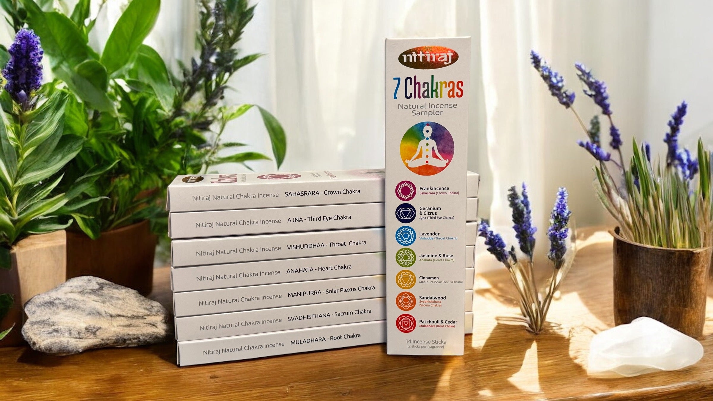 7 Chakra Incense Sample Pack