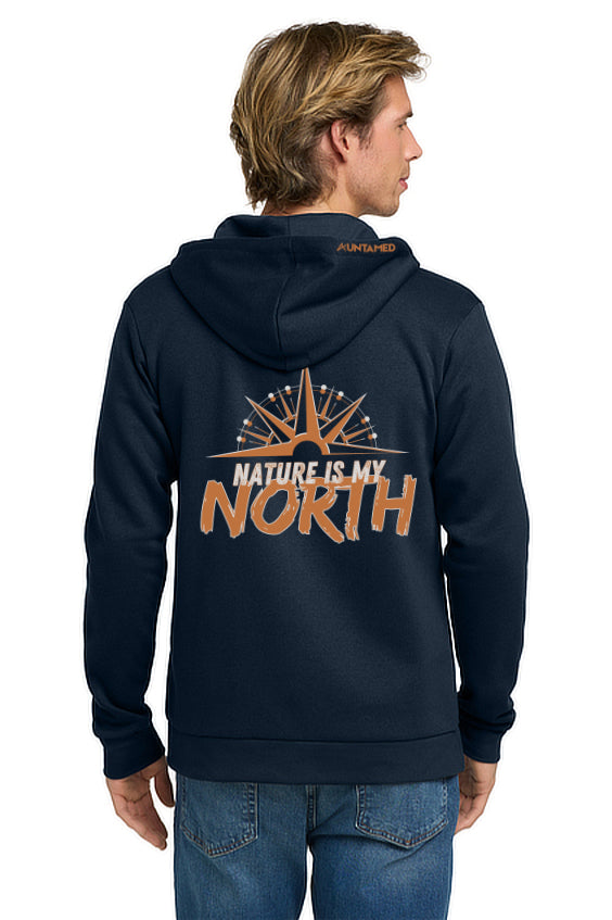 Nature is my North Unisex Zip-Up Hoodie