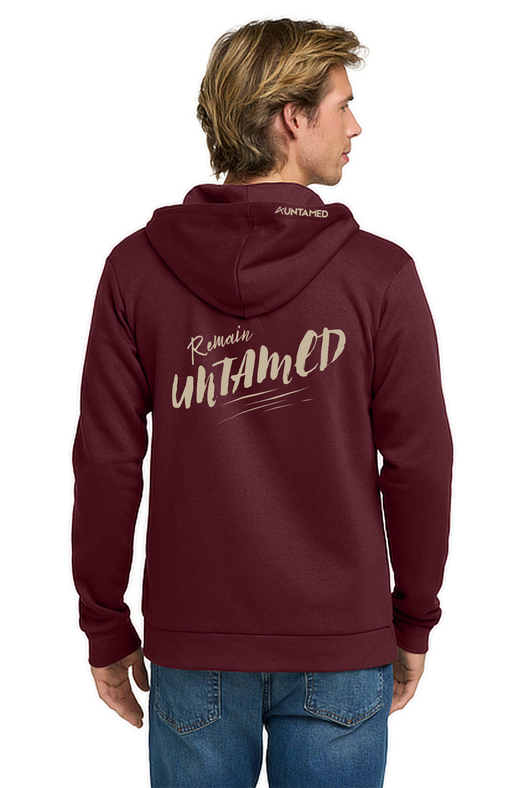 Remain Untamed Unisex Zip-Up Hoodie
