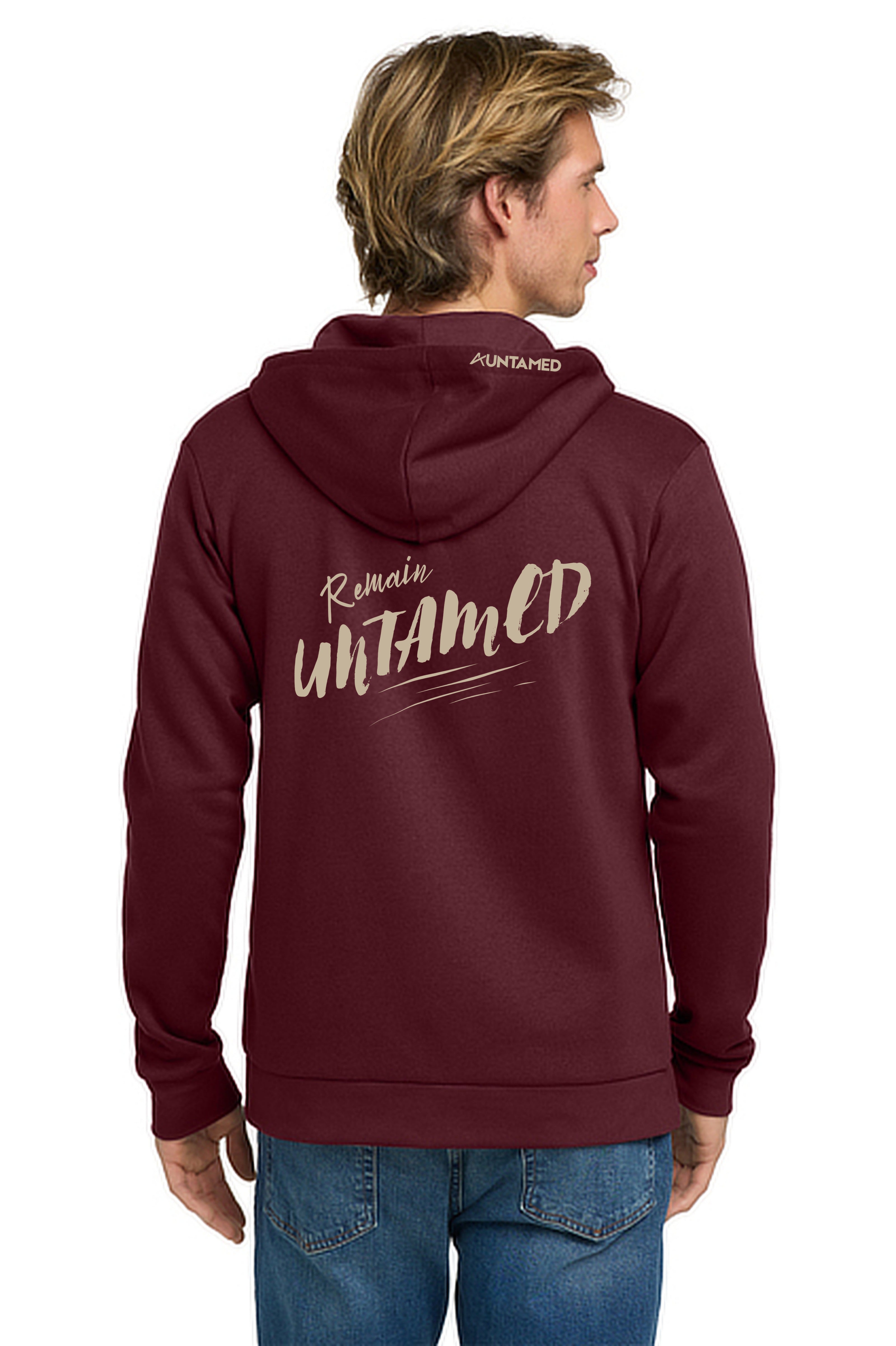 Remain Untamed Unisex Zip-Up Hoodie