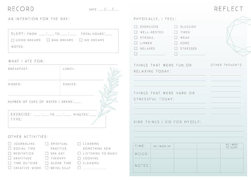 Self-Care Journal
