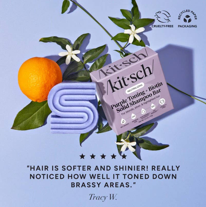 Purple Toning Shampoo Bar