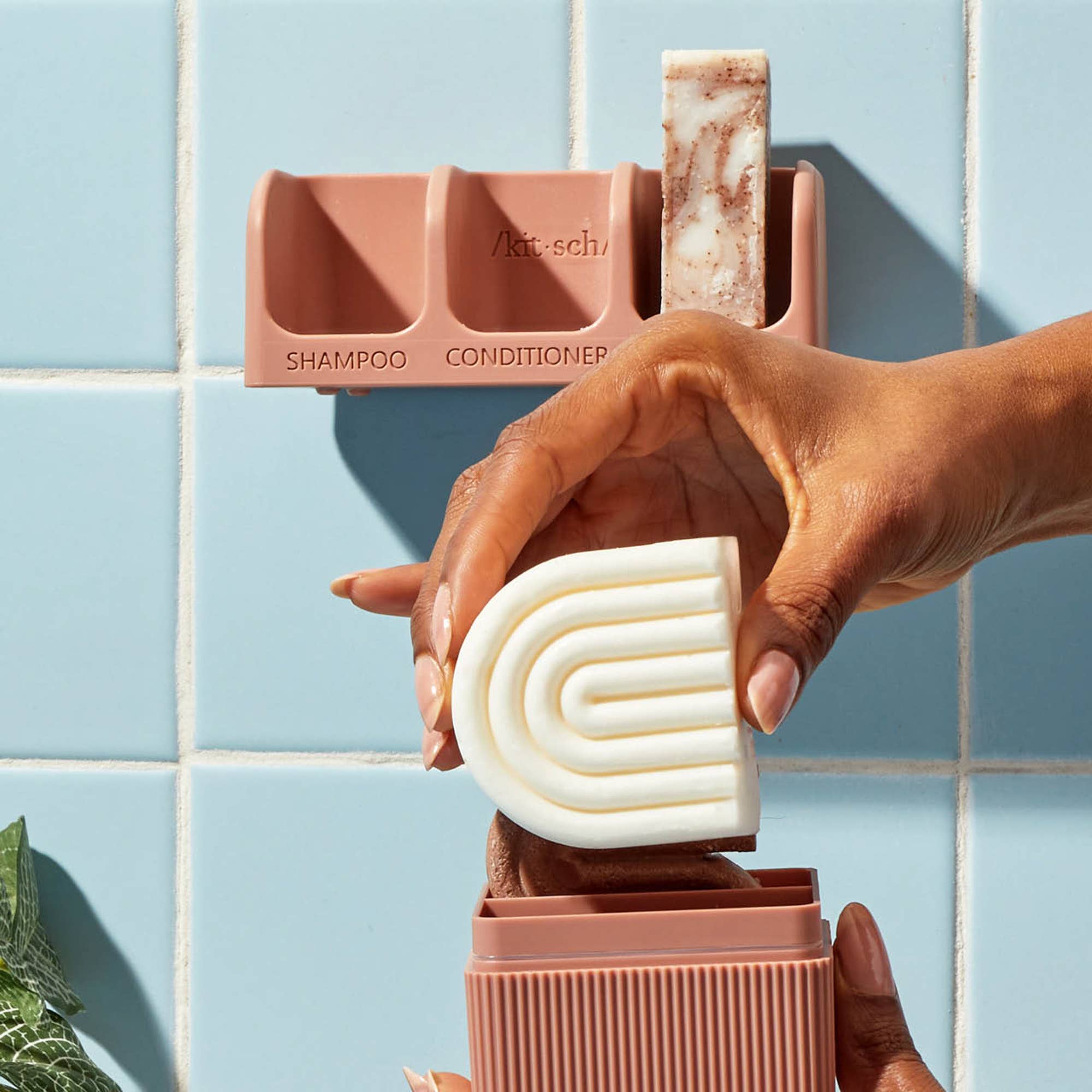 Self-Draining Soap Dish